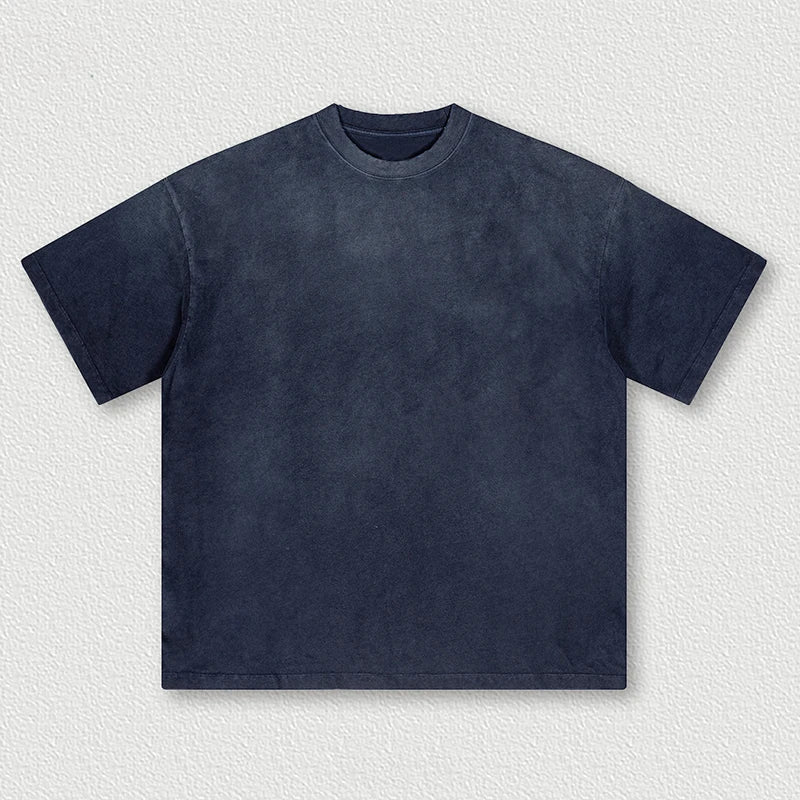 Wholesale 2024 Hot Hell Oversized 100% Cotton T-shirt Streetwear Blank Acid Wash Custom Logo Mens Vintage T Shirts