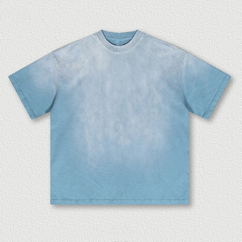 Wholesale 2024 Hot Hell Oversized 100% Cotton T-shirt Streetwear Blank Acid Wash Custom Logo Mens Vintage T Shirts