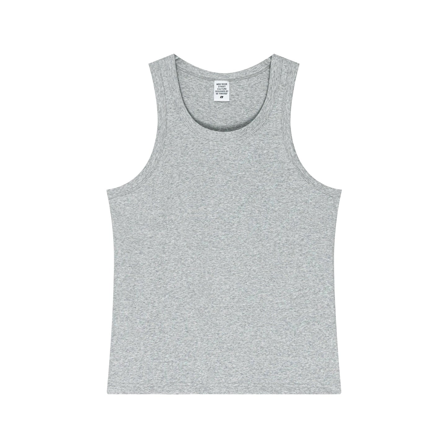 Retro Heavyweight color acid wash sports sleeveless oversized vest men
