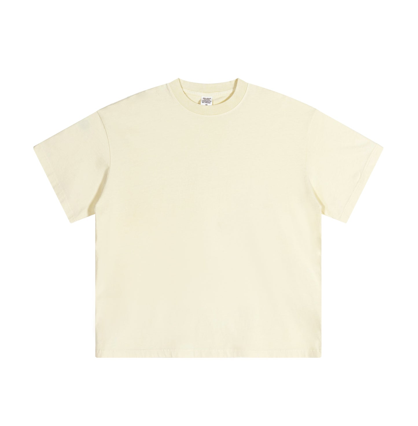 Solid color pure cotton men's short-sleeved blank shirt oversized short-sleeved T-shirt