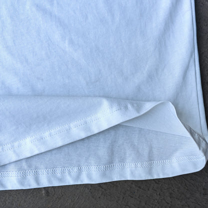 StreetButterfly Embroidered Cotton T - Shirt - Classic White, Casual Style
