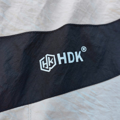 Color Block Track Jacket - White Black Geometric Y2K Windbreaker Streetwear
