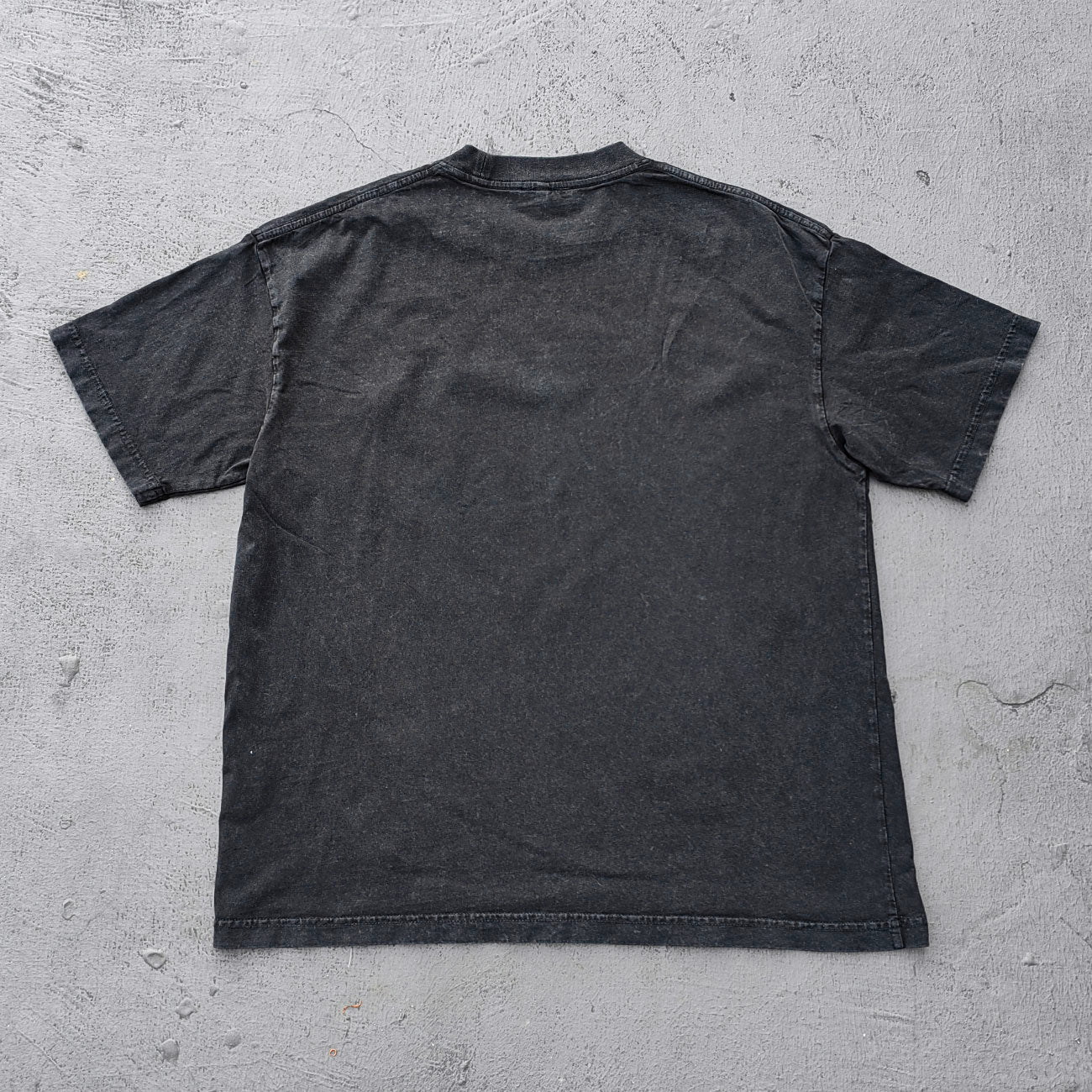 GLORY TO GOD Graphic Tee - Black Acid Wash Religious Jesus Collage Print Distressed Ripped Y2K Streetwear