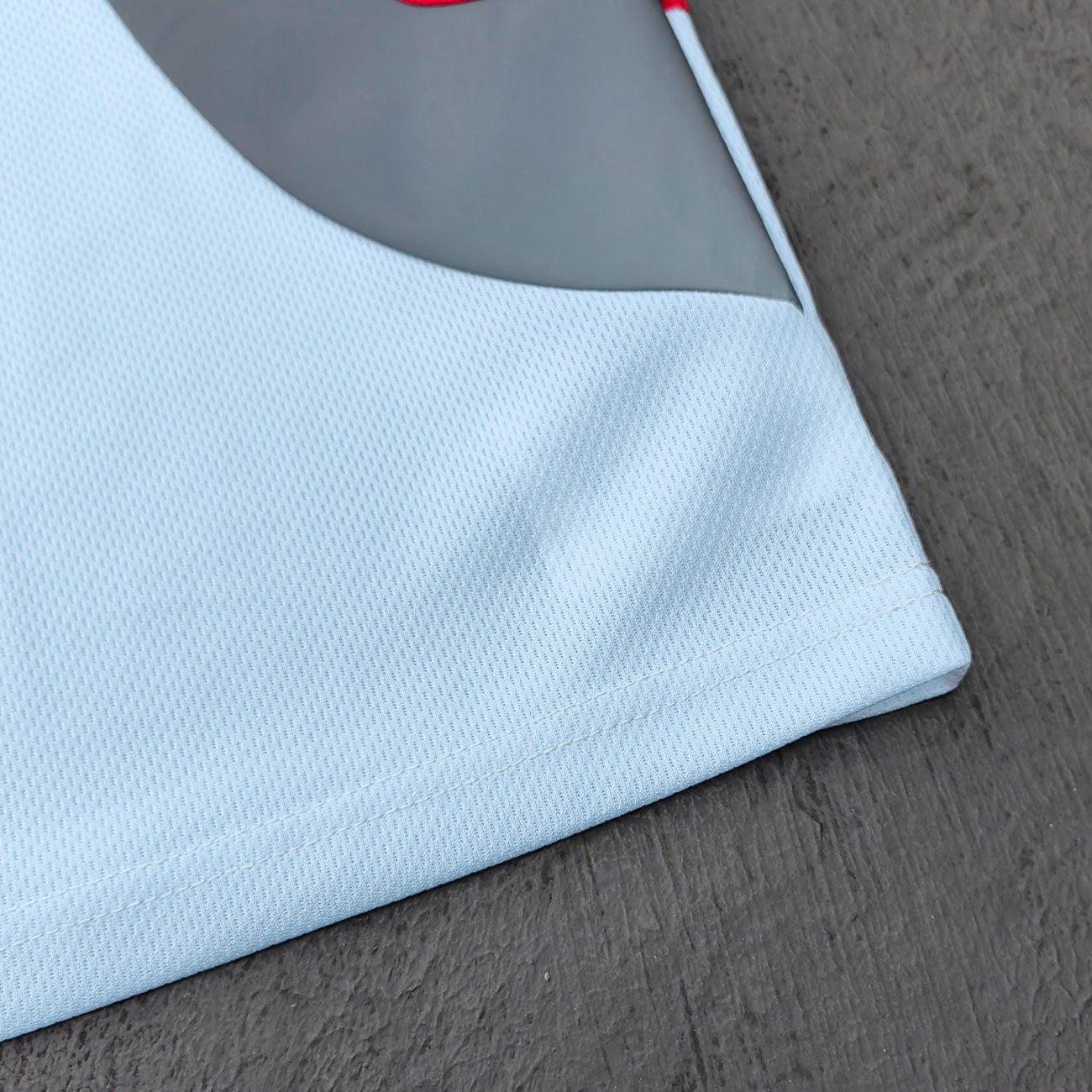 Color Block Polo Shirt - White Red Black Gray HDK Logo Sporty Jersey Y2K Streetwear