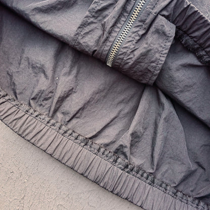Multi Color Track Jacket - Black Color Block Stripe Y2K Nylon Windbreaker Streetwear