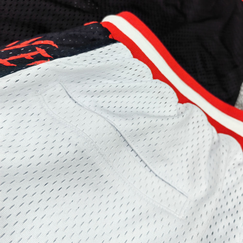 huili factory high quality screen printing custom basketball jersey embroidery