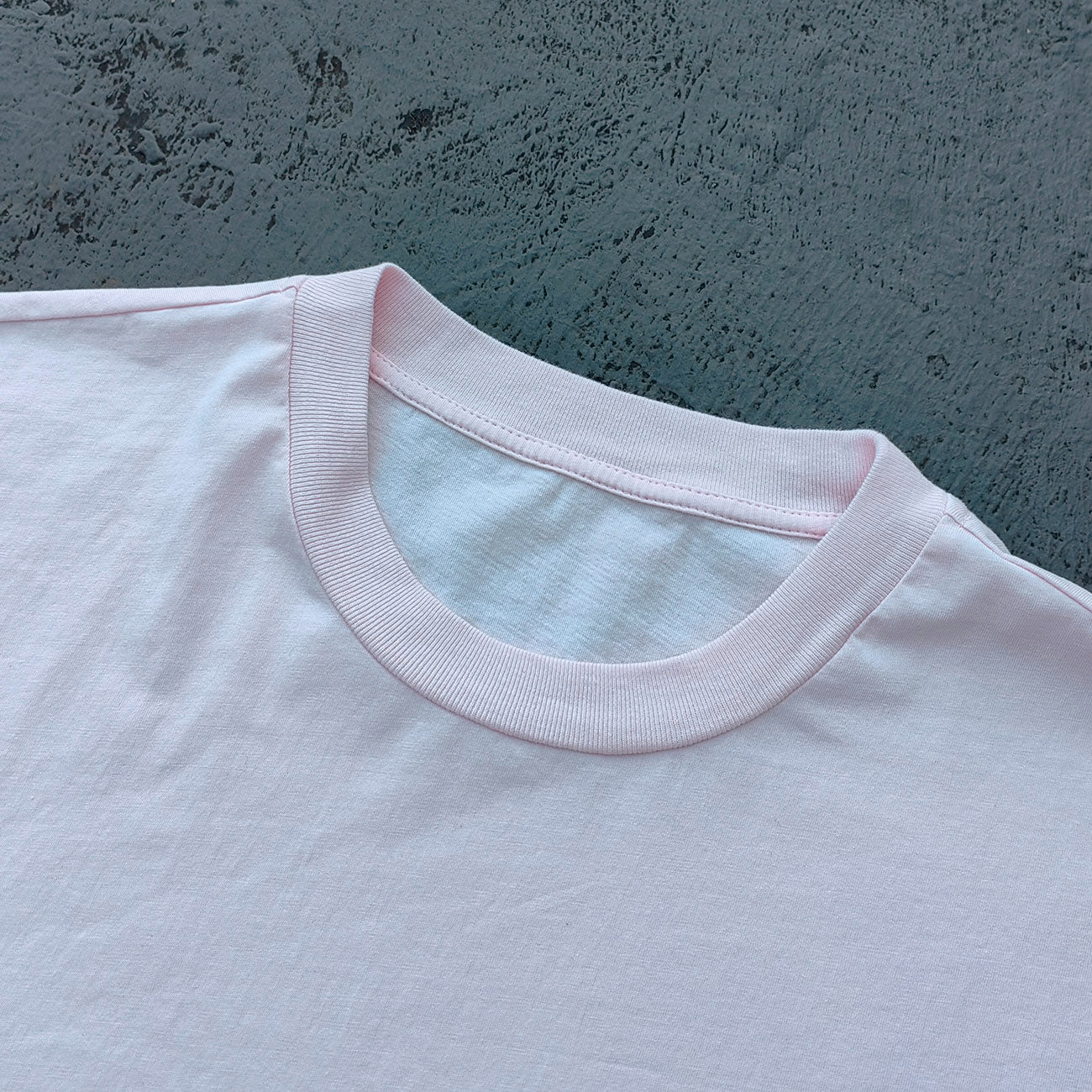 Gradient Pocket T-Shirt - Pink Yellow Raw Hem Oversized Boxy Minimalist Y2K Streetwear