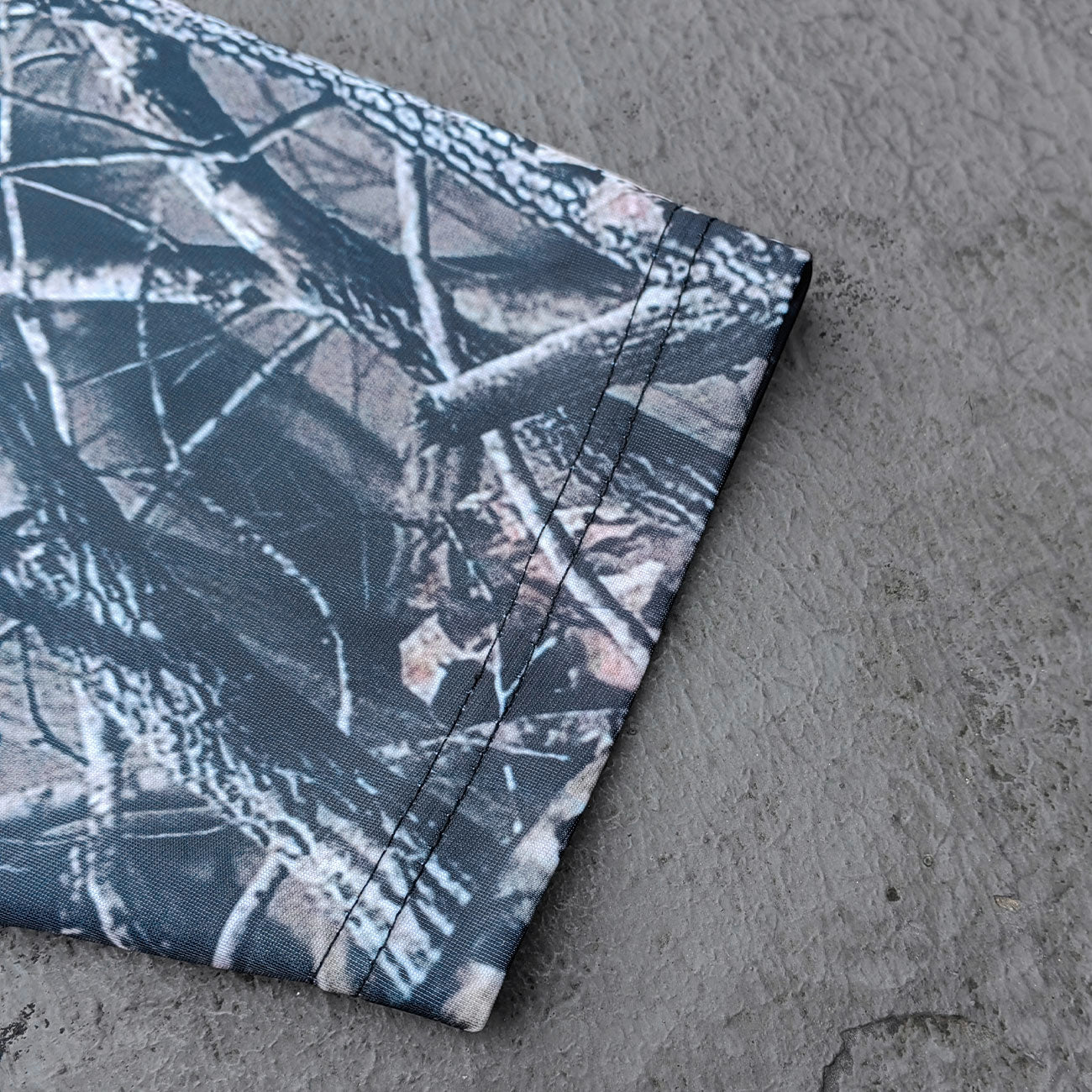 HUILI HDK Varsity Jersey - Black Gray Camo Fake Two-Piece Long Sleeve Born for Glory Y2K Streetwear