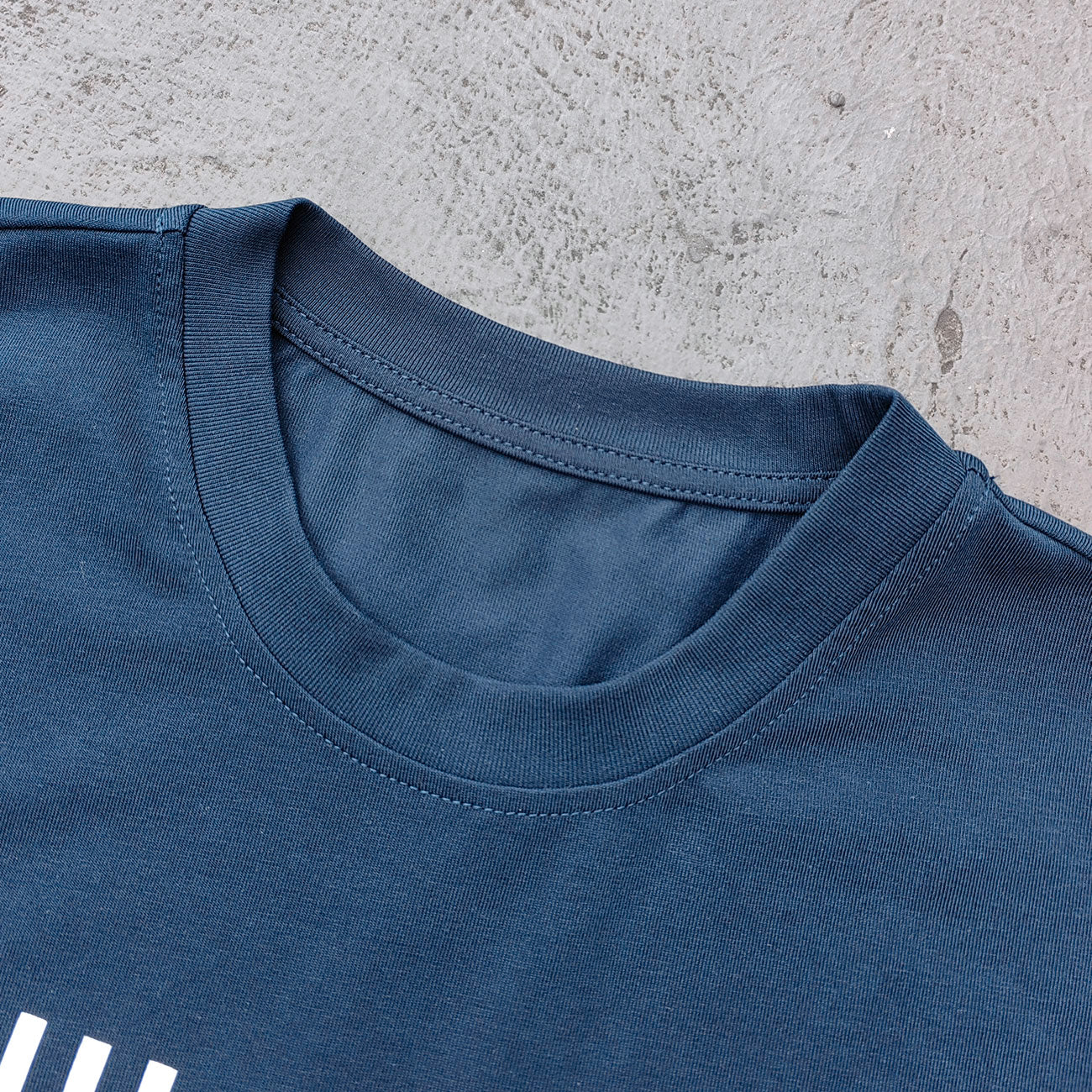 Y2K Panel Tee - Navy Blue Light Blue Floral White Color Block HUILI HDK Print Oversized