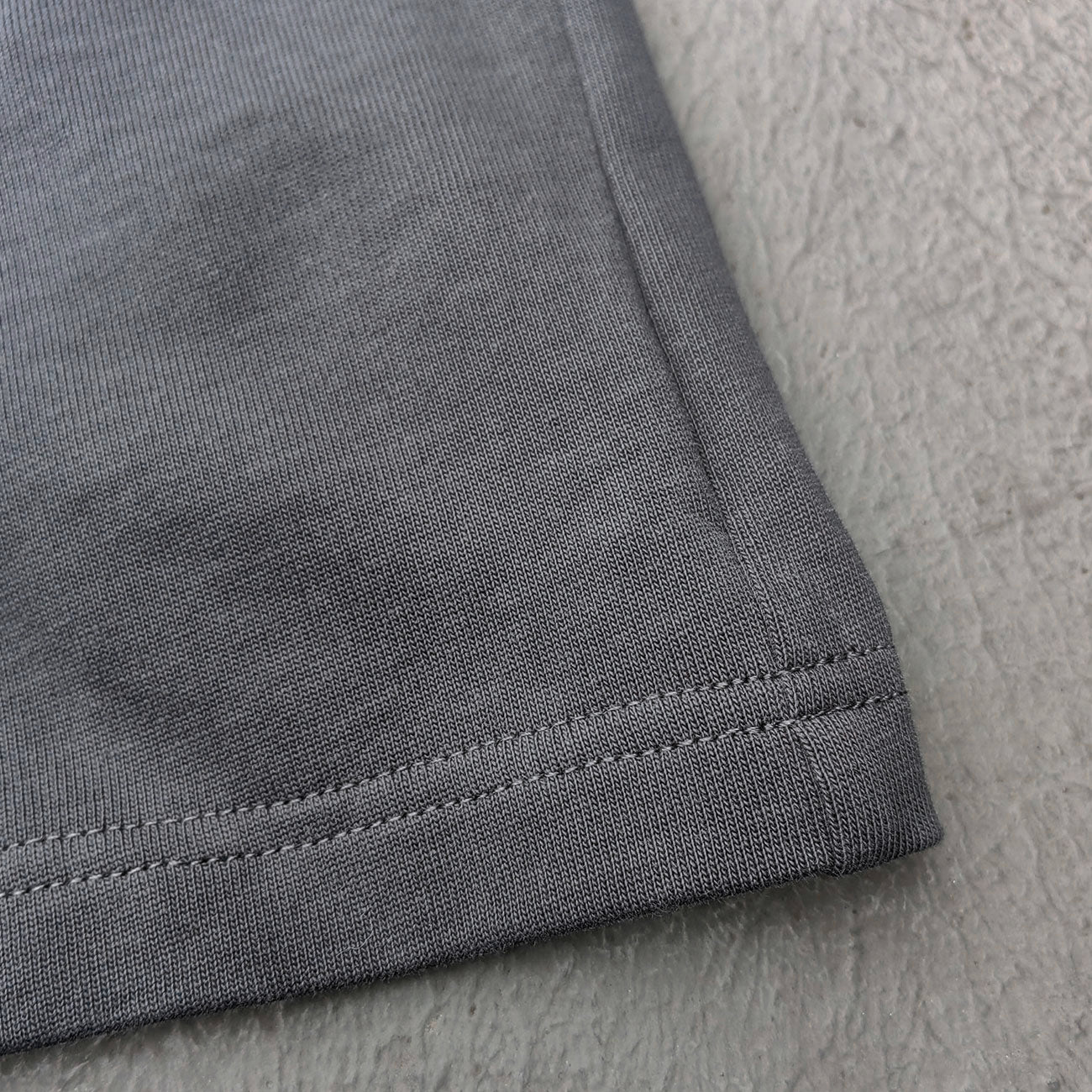Deconstructed Panel T-Shirt - Dark Gray Structural HDK Logo Contrast Stitch Y2K Streetwear