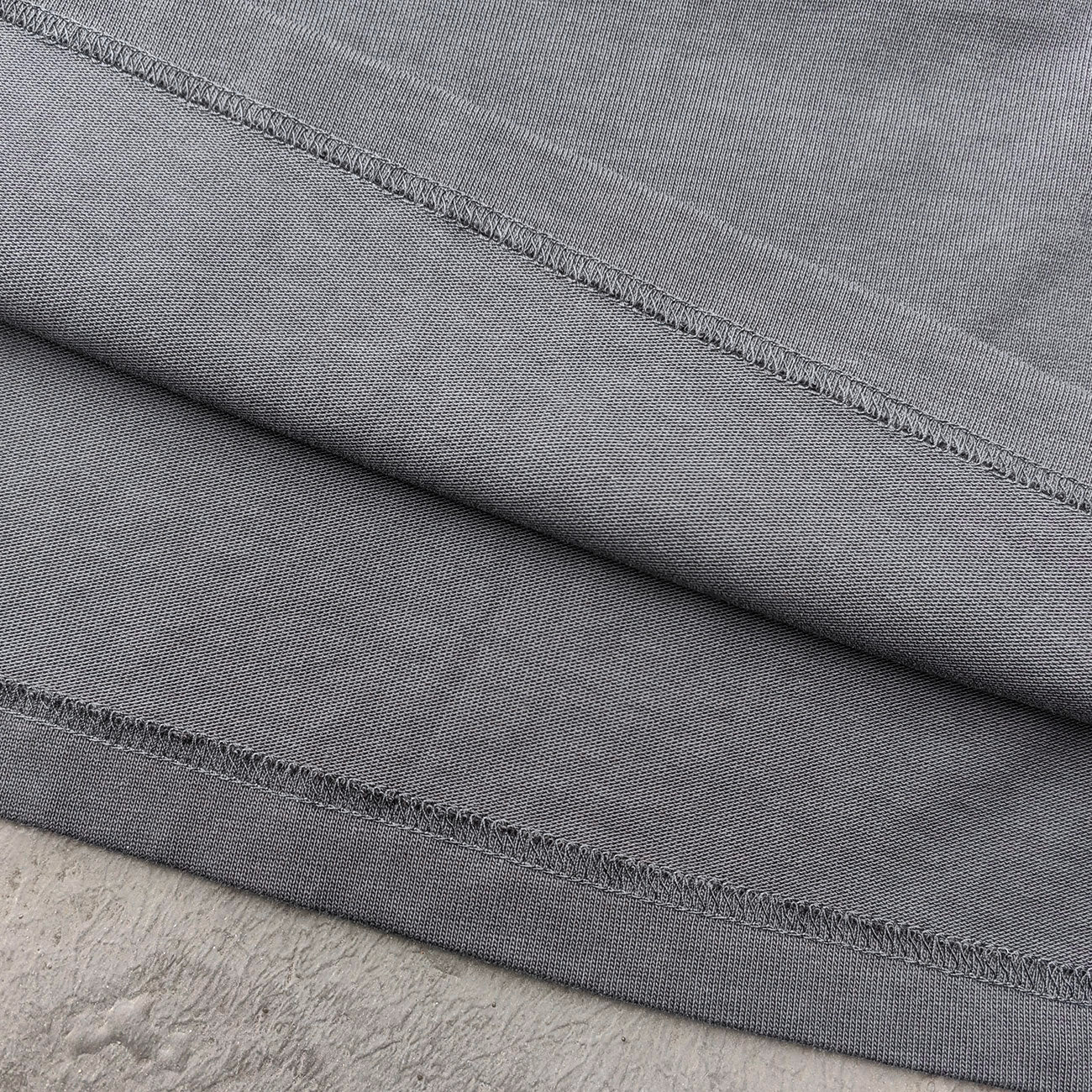 Deconstructed Panel T-Shirt - Dark Gray Structural HDK Logo Contrast Stitch Y2K Streetwear