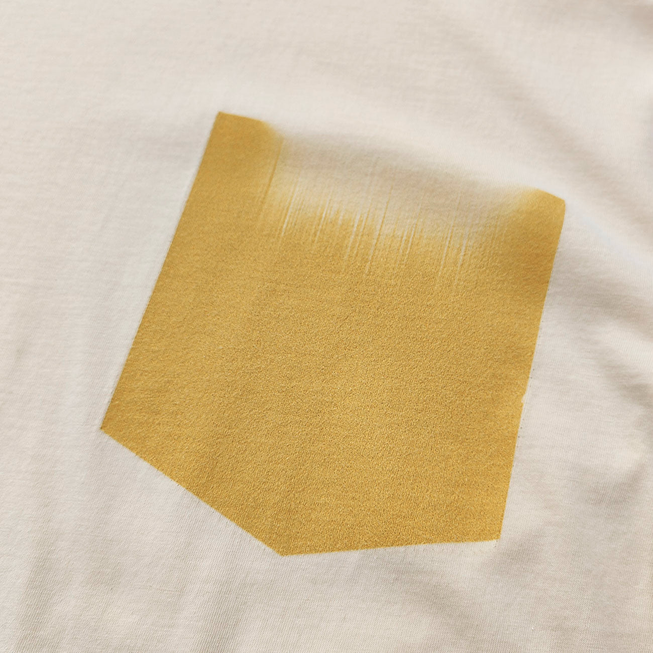 Gradient Pocket T-Shirt - Pink Yellow Raw Hem Oversized Boxy Minimalist Y2K Streetwear