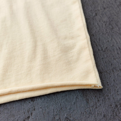 Gradient Pocket T-Shirt - Pink Yellow Raw Hem Oversized Boxy Minimalist Y2K Streetwear