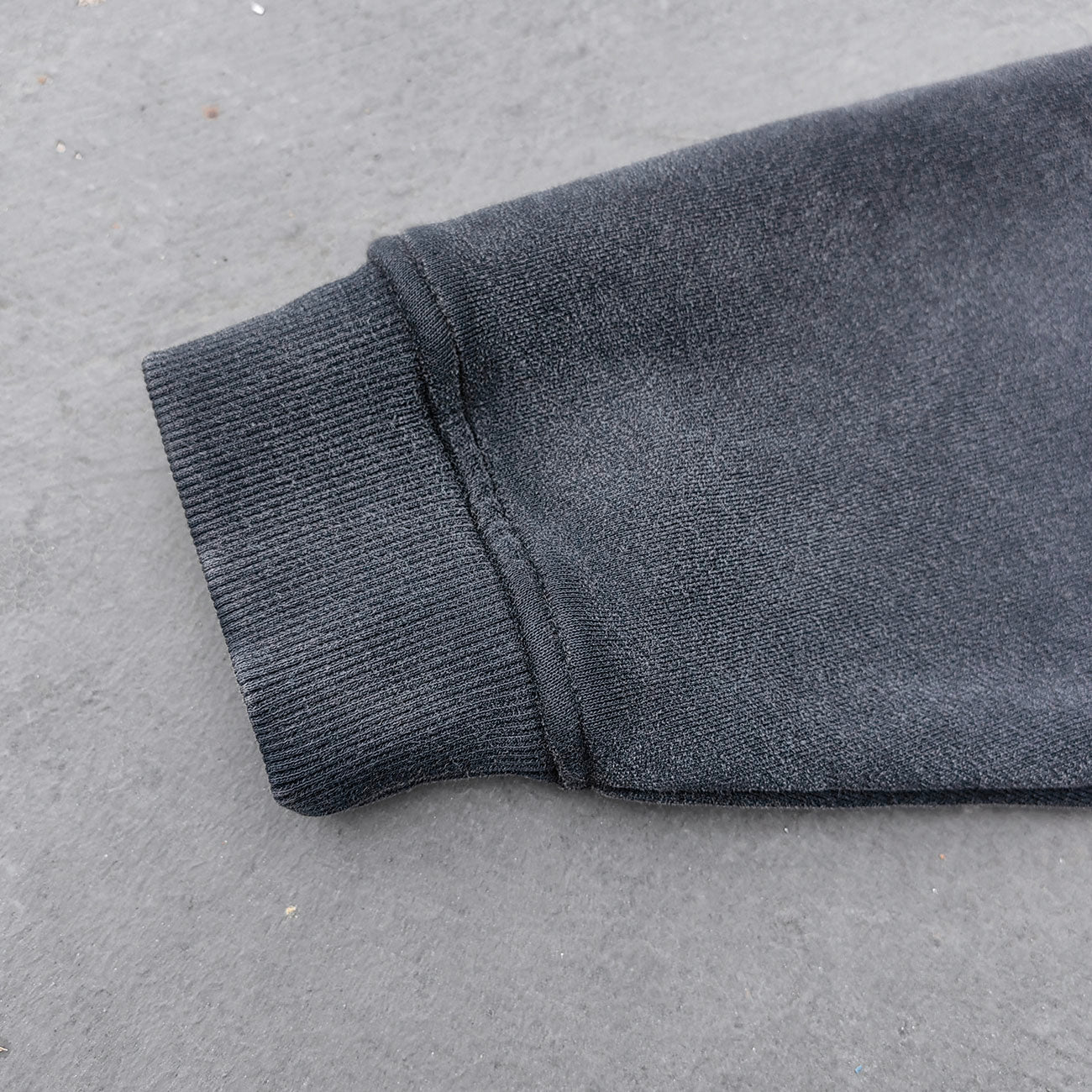 Black Vintage Wash Hoodie - Brass Zipper Full Zip Cropped Boxy Y2K Oversized