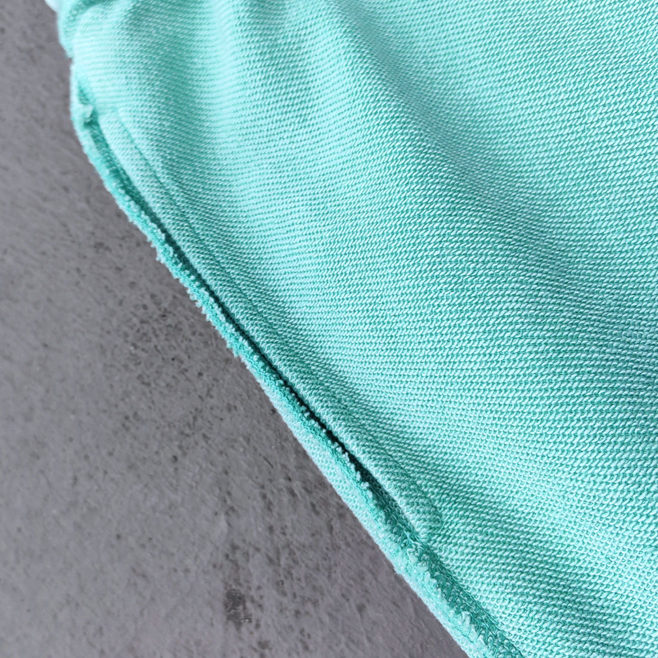 Inside Out Sweatpants - Mint Green Exposed Seam HDK Logo Wide Leg Y2K Streetwear