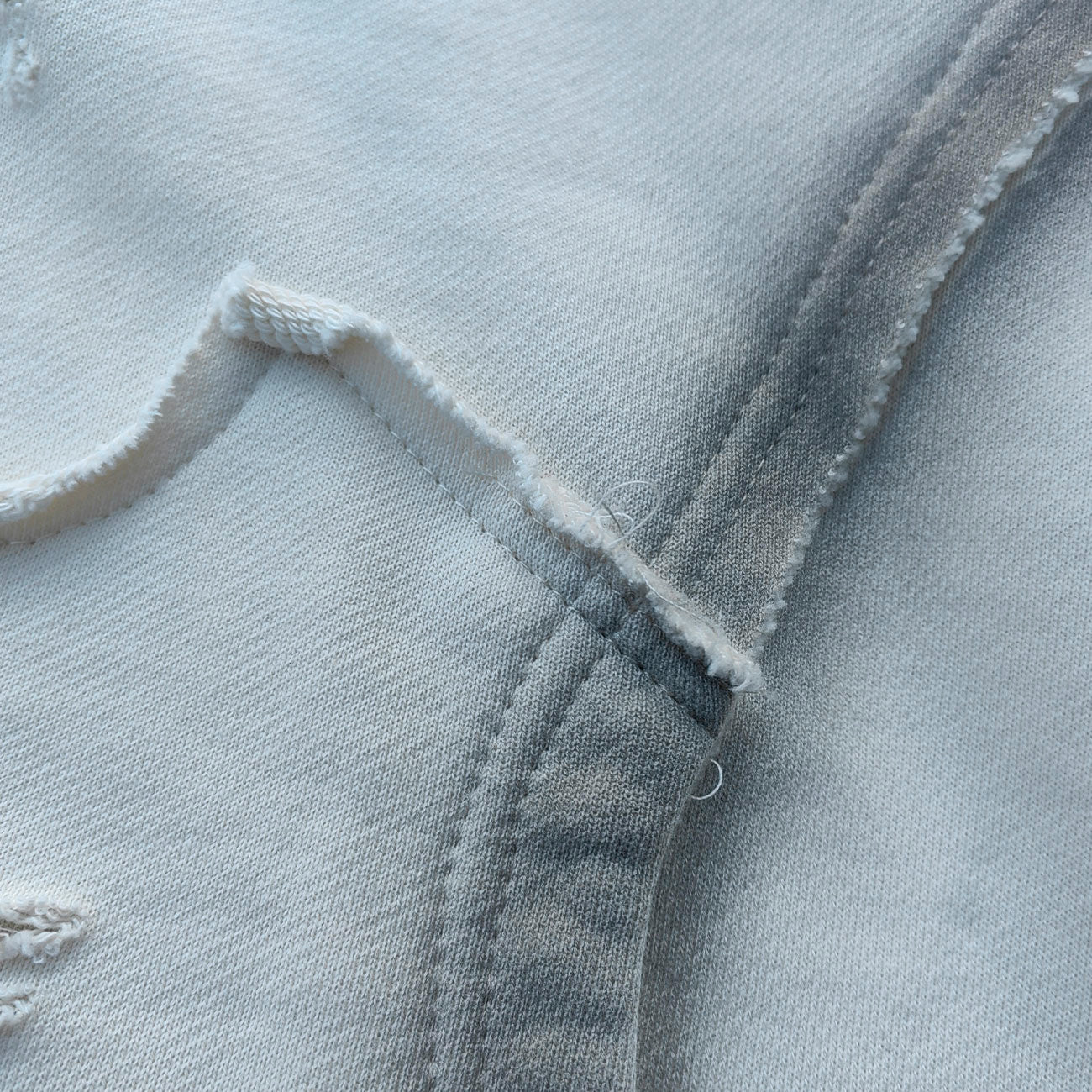 Distressed Deconstructed Hoodie - Life is Too Short Embroidery Y2K Streetwear