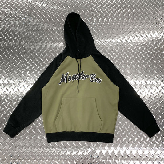 oversized hoodie men custom logo embroidered 100% cotton washed hoodie