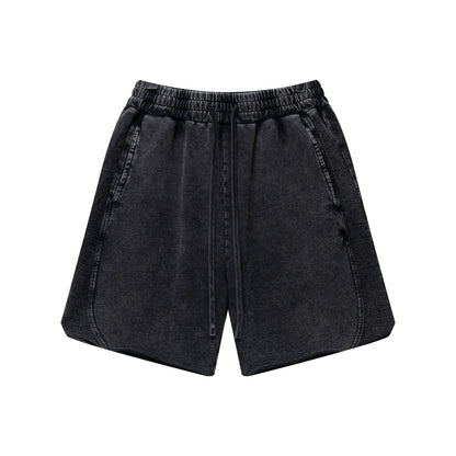 Ins high street batik washing old men's oversized shorts