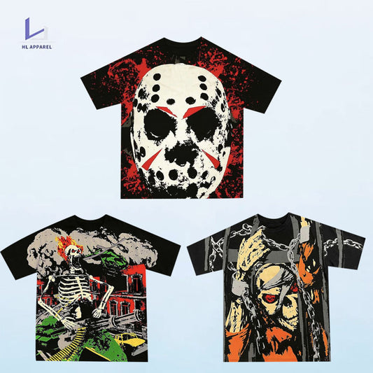 Monster factory wholesale streetweat custom heavy t-shirt