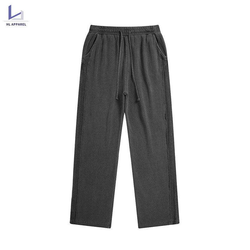 Monster factory wholesale vintage street style custom sweatpants flared sweatpants