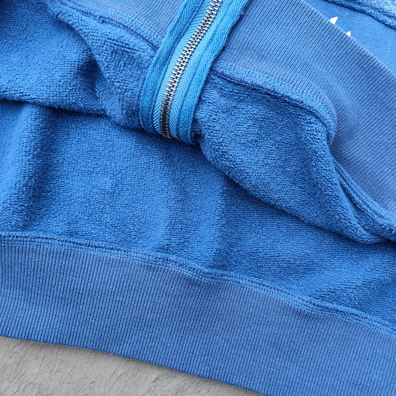 Acid Wash Hoodie - Gradient Ombre Rhinestone Sequin Ripped Full Zip Y2K Oversized