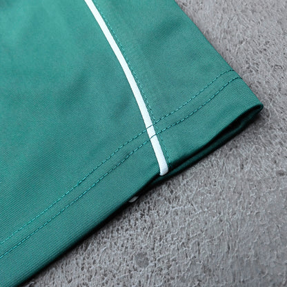 Eneigy 03 V Neck Jersey - Olive Green Embroidered Y2K Oversized Sport Streetwear