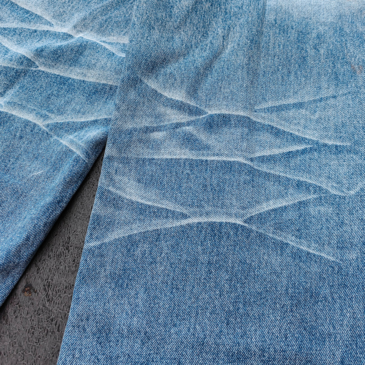 Y2K Baggy Jeans - Light Blue Acid Wash Whiskering Vintage Faded Wide Leg Streetwear