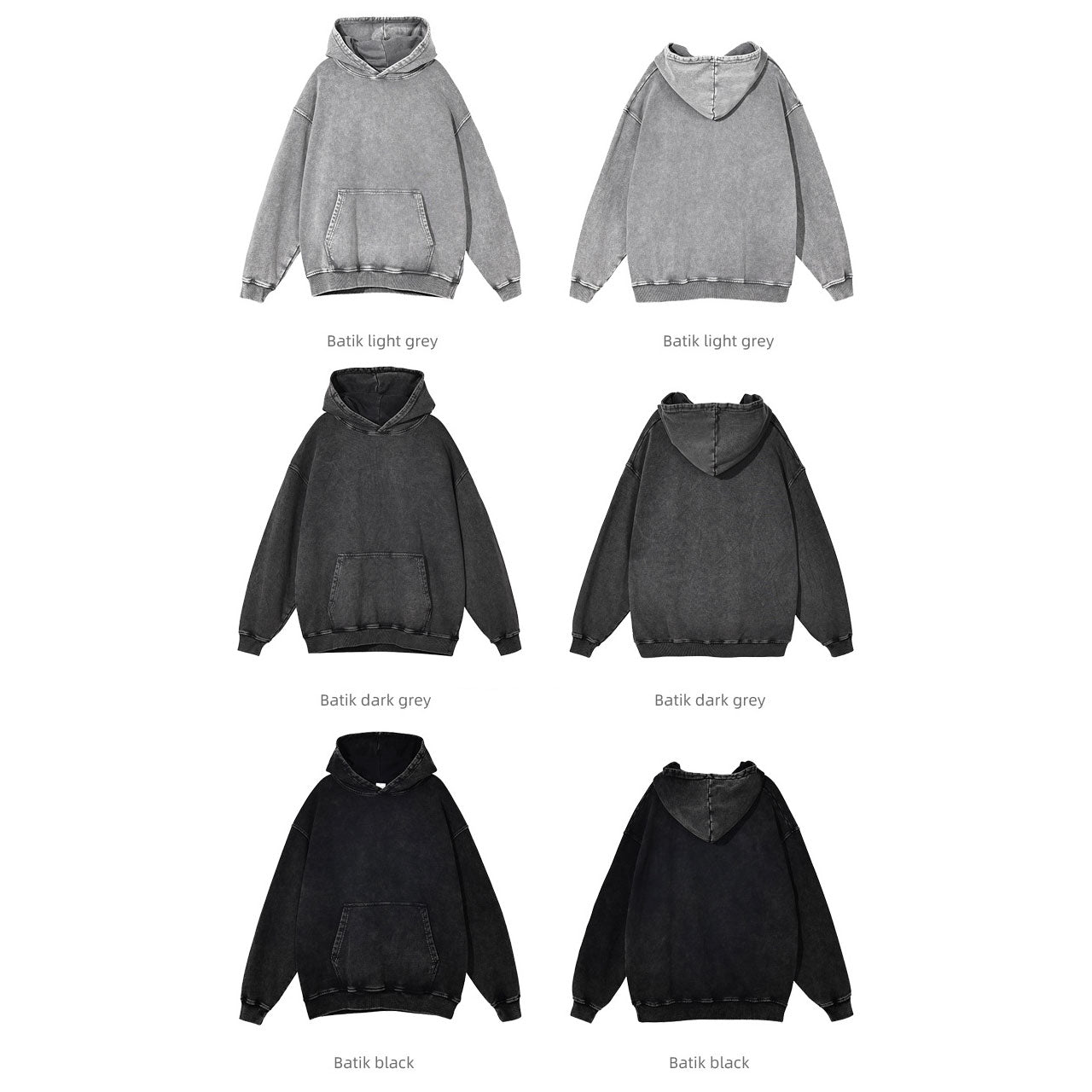 Monster factory wholesale Heavy 420G vintage batik made hoodie loose wash water men fashion new hoodie