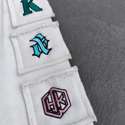 Star Cut-Out Zip Up Hoodie - White Gothic Letter Patch Distressed Y2K Streetwear