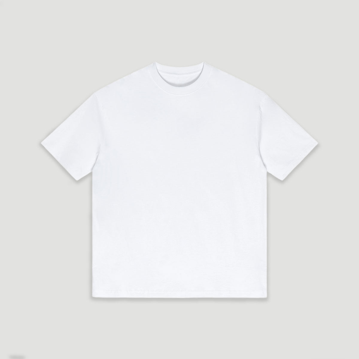 Oversized White T Shirt Unisex Solid Color 100% Cotton Plain drop shoulder Streetwear Layering Lightweight Everyday Essential Tee