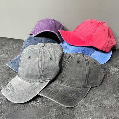 new fashion wash water to do old European and American hip hop cap bent baseball cap men's and women's hats