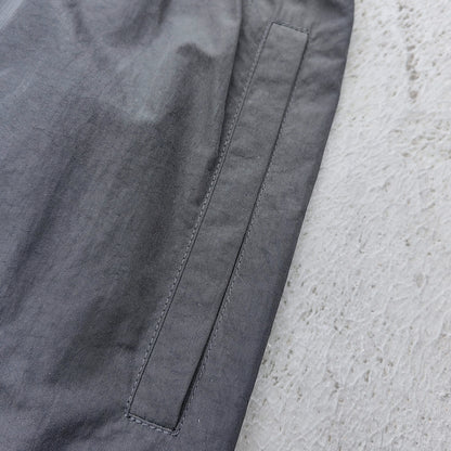 Black Green Camo Wide Leg Pants - Curved Panel Color Block Y2K Nylon Track Pants Streetwear