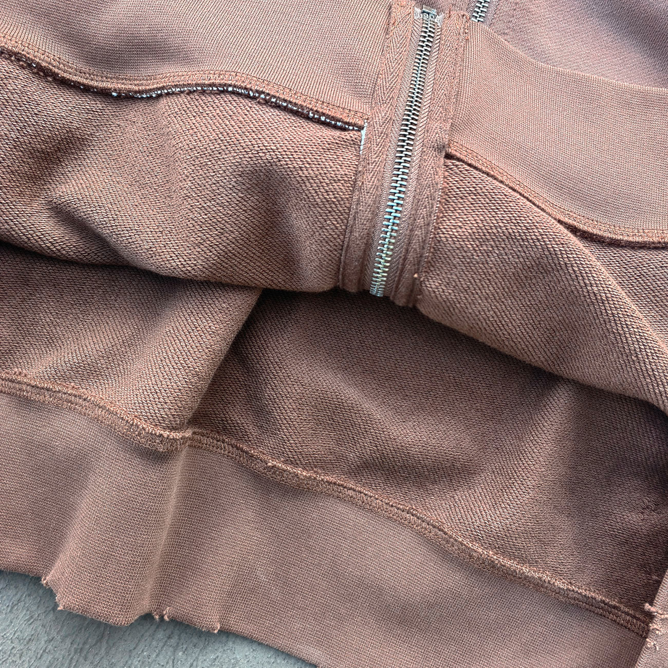 Camo Patchwork Zip Up Hoodie - Brown 03 Number Studded Distressed Y2K Streetwear