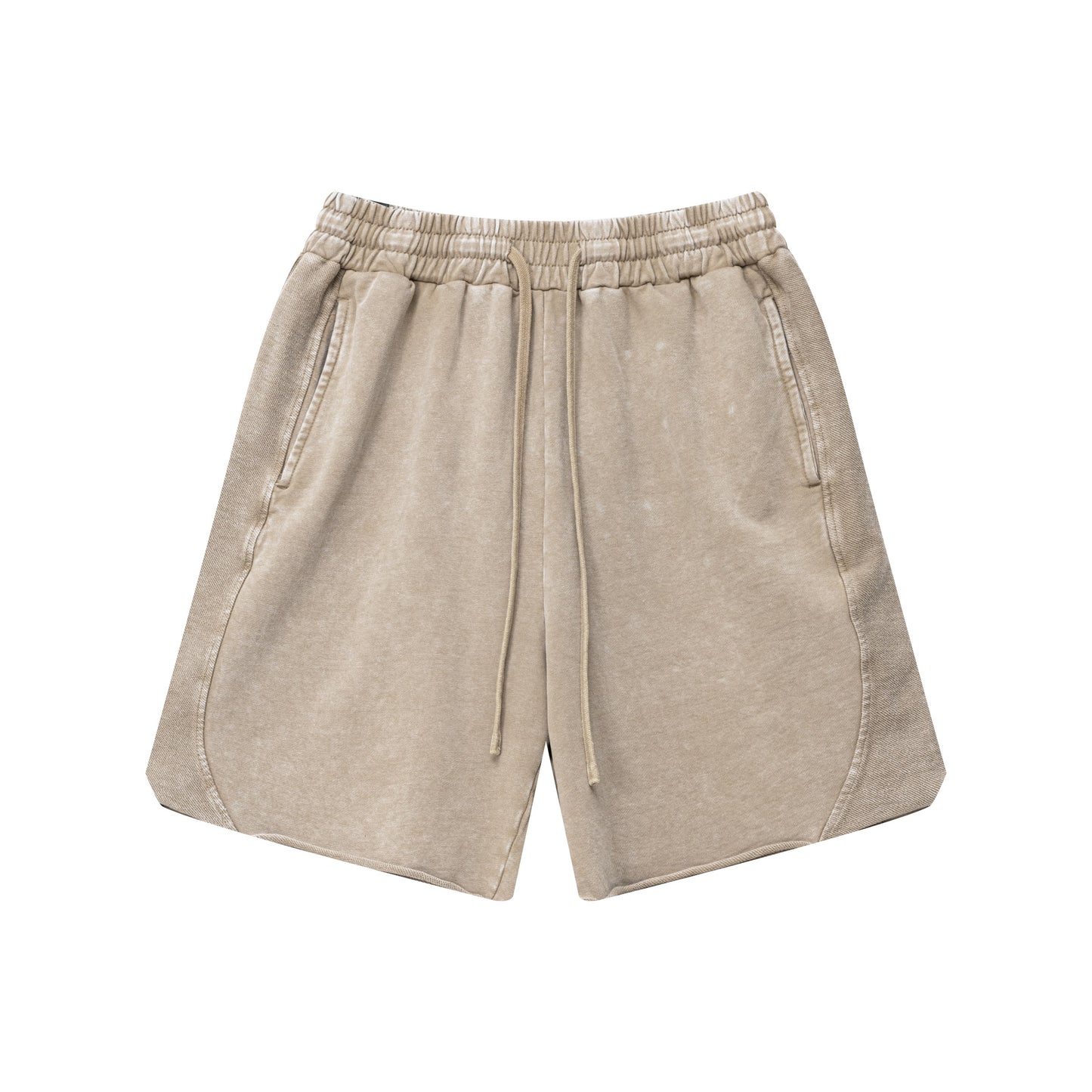 Ins high street batik washing old men's oversized shorts