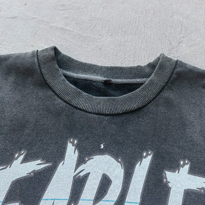 NASCAR Racing Print Crewneck - Distressed FEARLESS Vintage Sweatshirt
