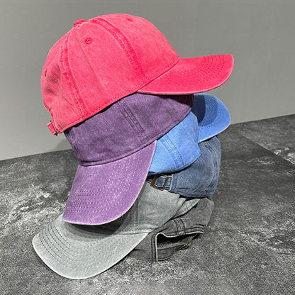 new fashion wash water to do old European and American hip hop cap bent baseball cap men's and women's hats