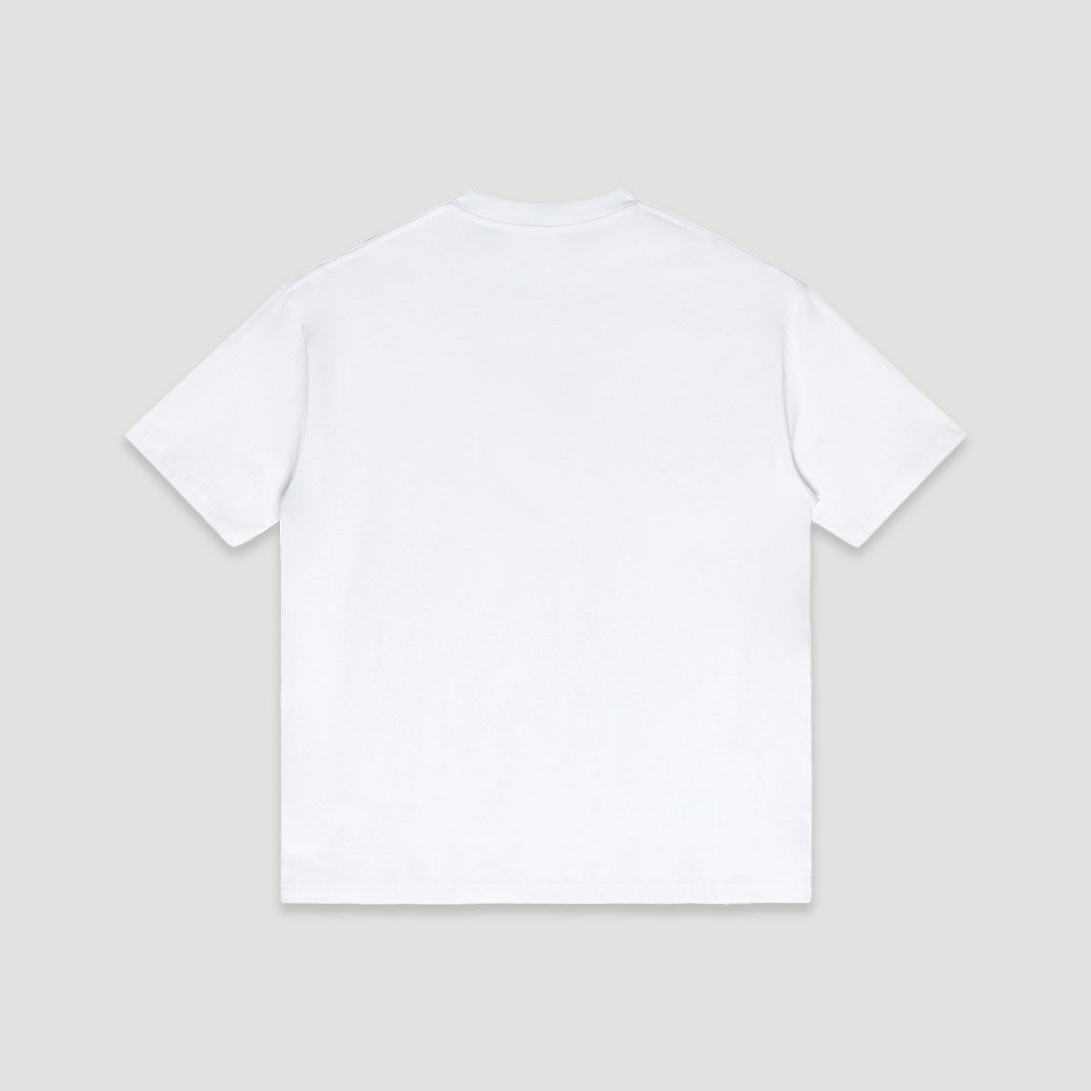 Oversized White T Shirt Unisex Solid Color 100% Cotton Plain drop shoulder Streetwear Layering Lightweight Everyday Essential Tee