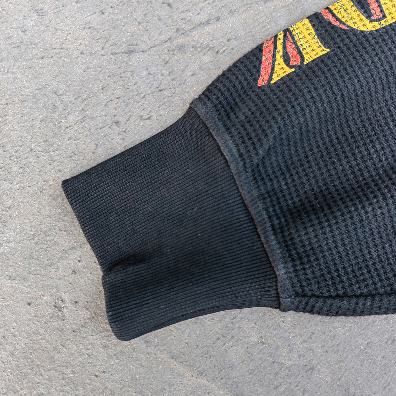 FEARLESS Panther Zip Hoodie - Studded Fake Two-Piece Black Wash Y2K Streetwear