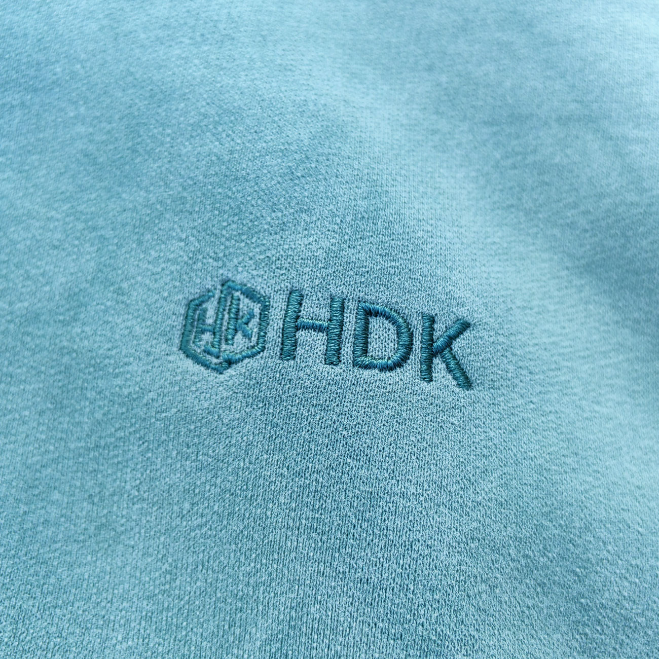 Reversible Zip Up Hoodie - Mint Green Waffle Knit Distressed Y2K Streetwear