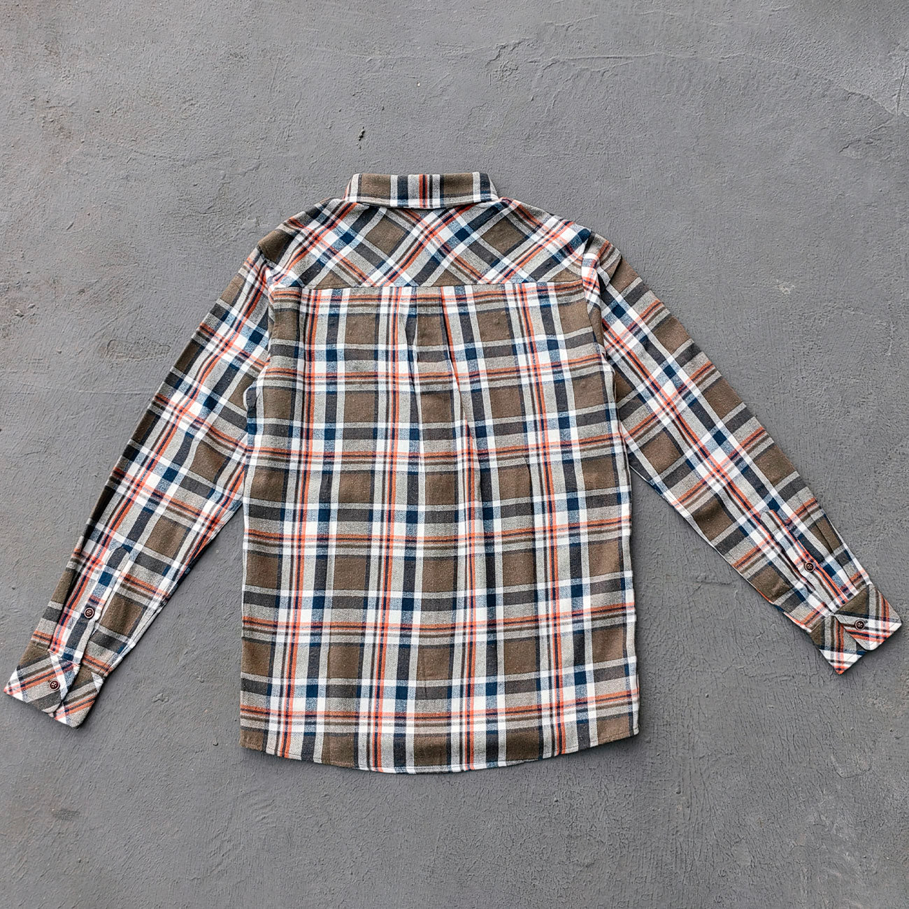 Paint Splatter Plaid Shirt - Olive Flannel Rhinestone Y2K Button Up Streetwear