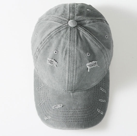 Huili manufacturer new wash water to do old European and American wind cap men and women to do old wash water worn out baseball cap