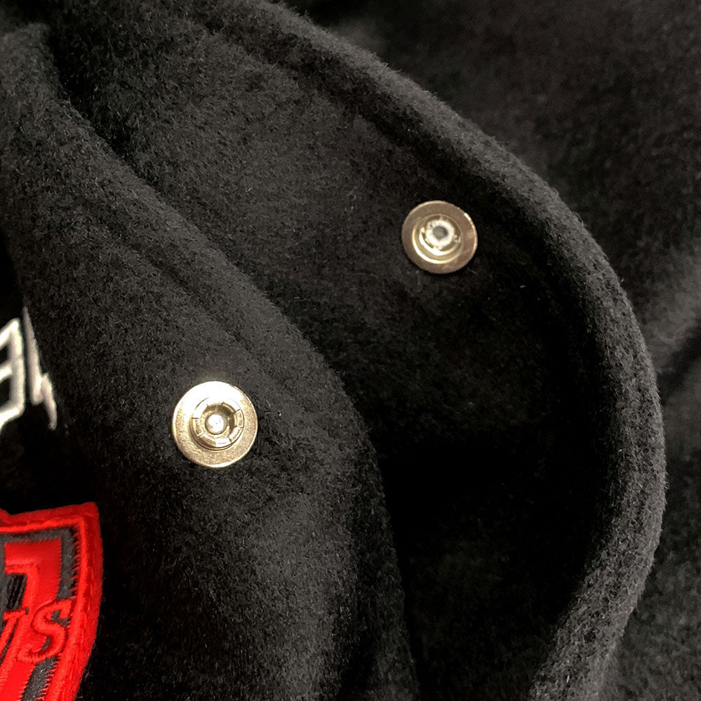 HUILI FACTORY custom vintage men chenille embroidered varsity jacket