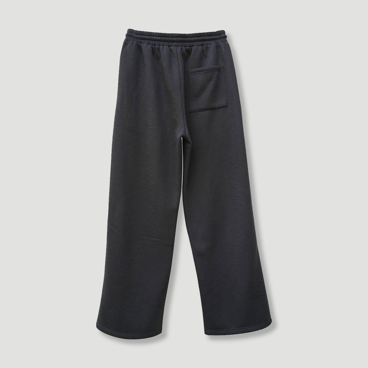Men's Stripe Sweatpants Winter Straight Leg Pants Casual Wear Black Soft Fleece Joggers with Drawstring Waist Daily Loungewear
