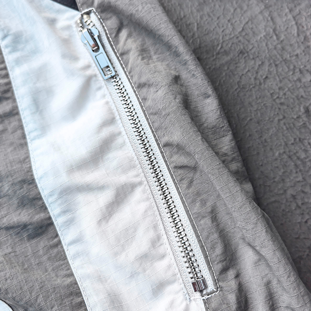Color Block Track Suit Set - White Black Gray Hooded Windbreaker Jacket Shorts Y2K Streetwear