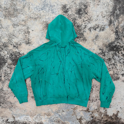 Custom Heavyweight Vintage Washed Oversized Hoodie | Private Label