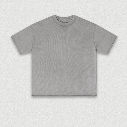 Vintage heavyweight T-shirt high street oversized short-sleeved men