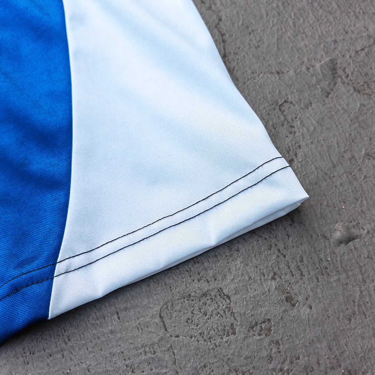 ENERGY Football Jersey Set - Black Blue White Color Block V Neck HUILI HDK Shirt Shorts Y2K Streetwear