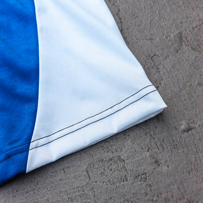 ENERGY Football Jersey Set - Black Blue White Color Block V Neck HUILI HDK Shirt Shorts Y2K Streetwear