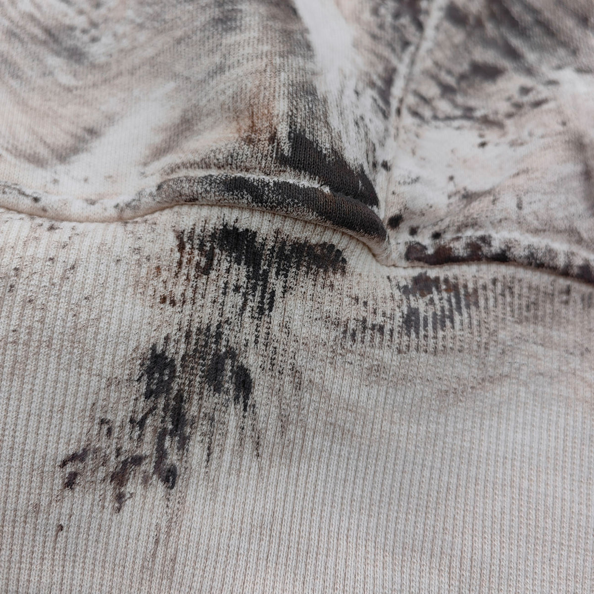Paint Splatter Oversized Hoodie - Grunge Aesthetic Pullover