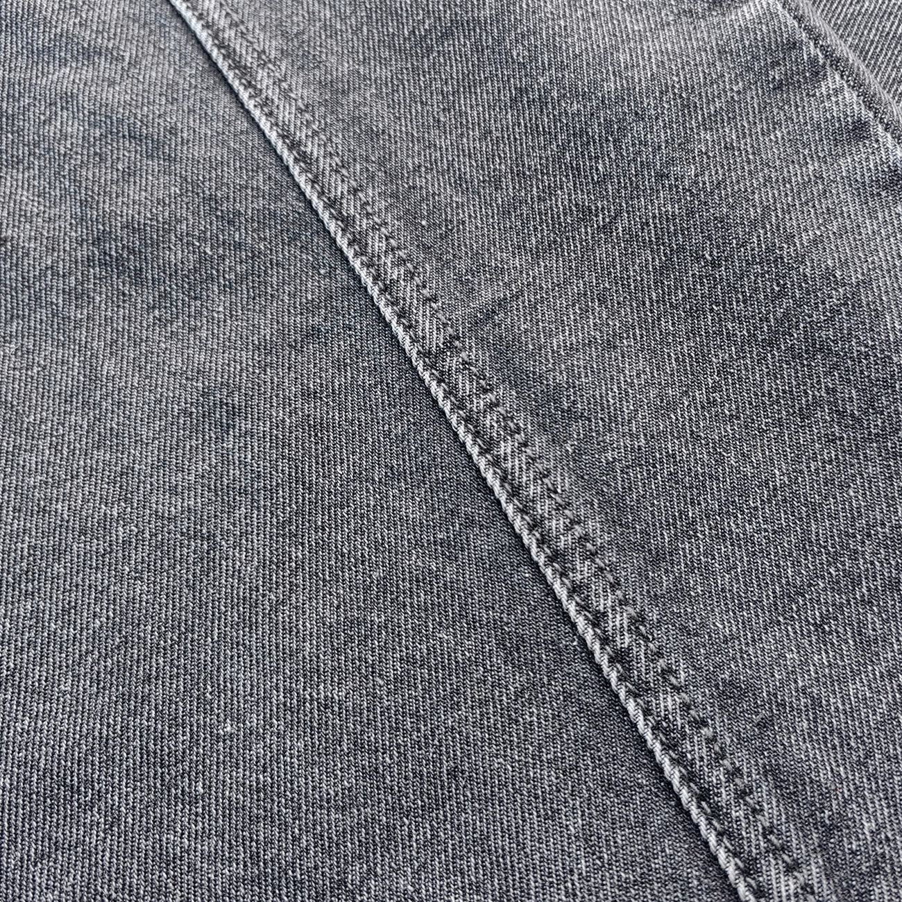 Acid Wash Baggy Jeans - Smoke Gray Pinched Seam Straight Leg Y2K Streetwear